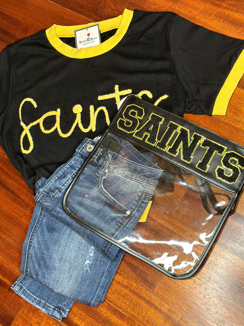 Heart 2 Home Gifts Saints Game Day Sweater Tee X-Large