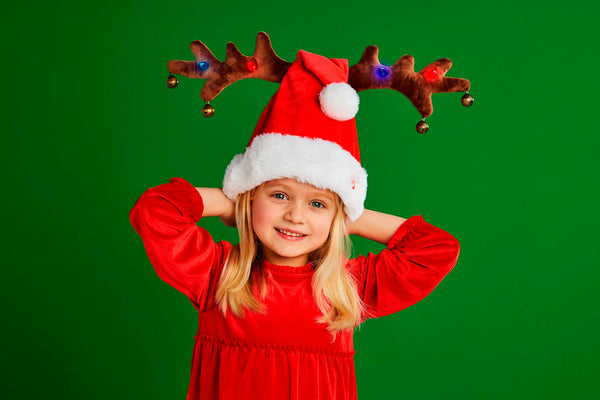 Mudpie Singing Santa Deer Hat