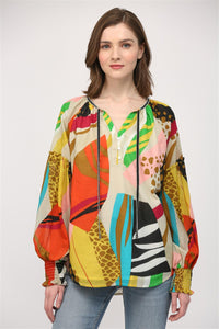 Faith Multicolor Print Dress Or Blouse