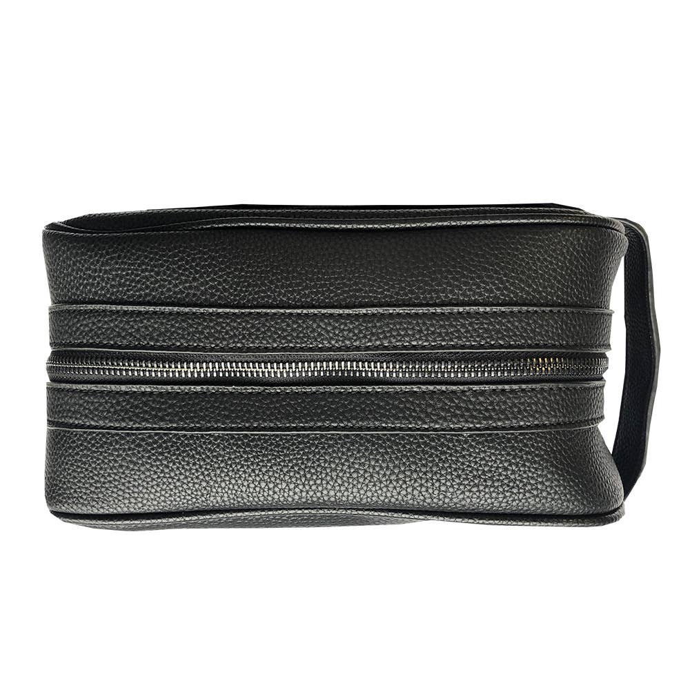 Men's Dopp/Toiletry Kit: Black or Brown