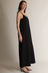 P. CILL Butter Modal V-Neck Wide Leg Jumpsuit