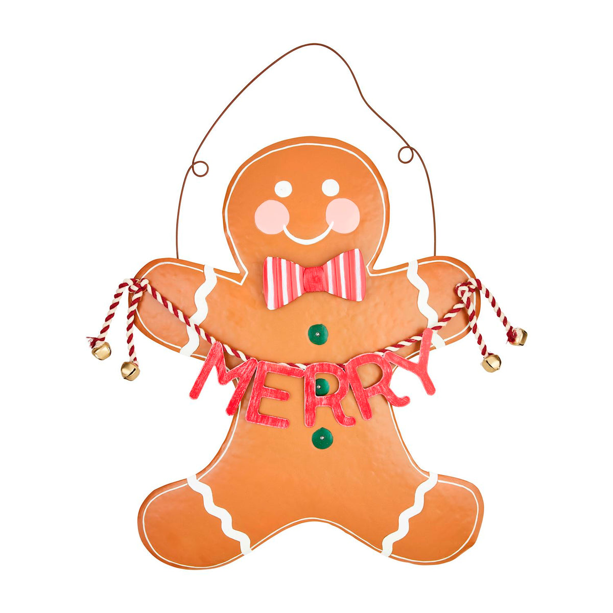 Mudpie Gingerbread Man Door Hanger