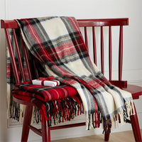 Mudpie Tartan Fringe Throw