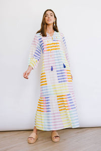 Copa Colorful Stripe  Dress