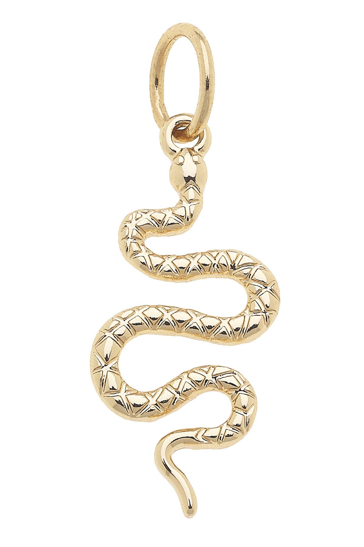 CANVAS STYLE CHARM BAR - Serpent Charm in Shiny Gold