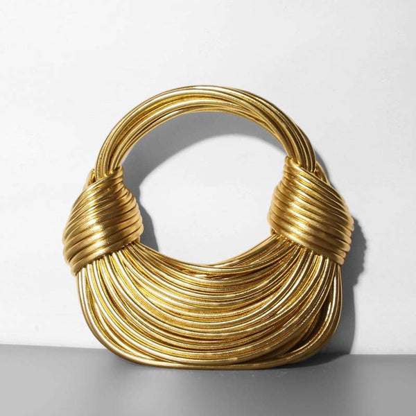 DOUBLE KNOT: GOLD or SILVER Clutch