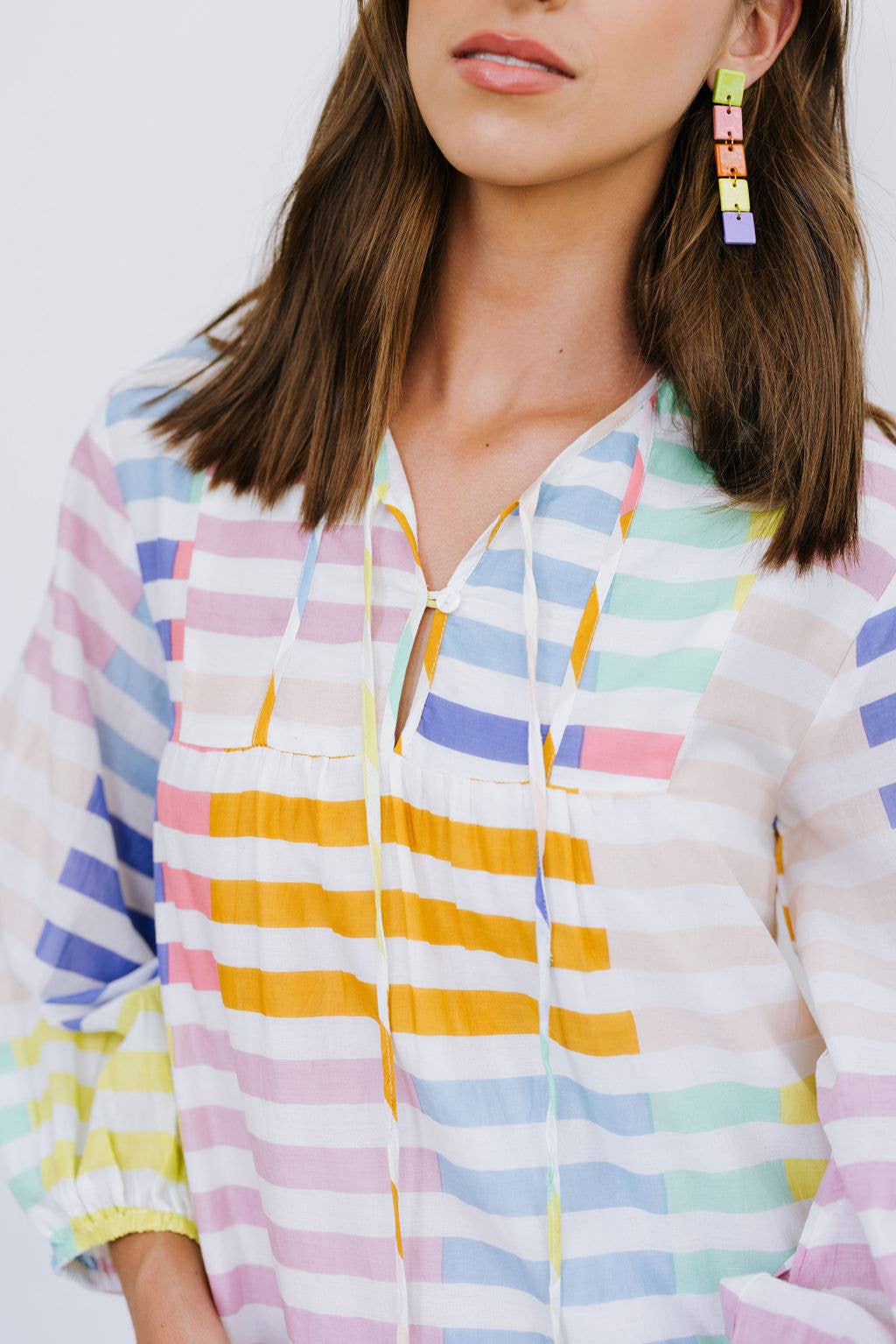 Copa Colorful Stripe  Dress