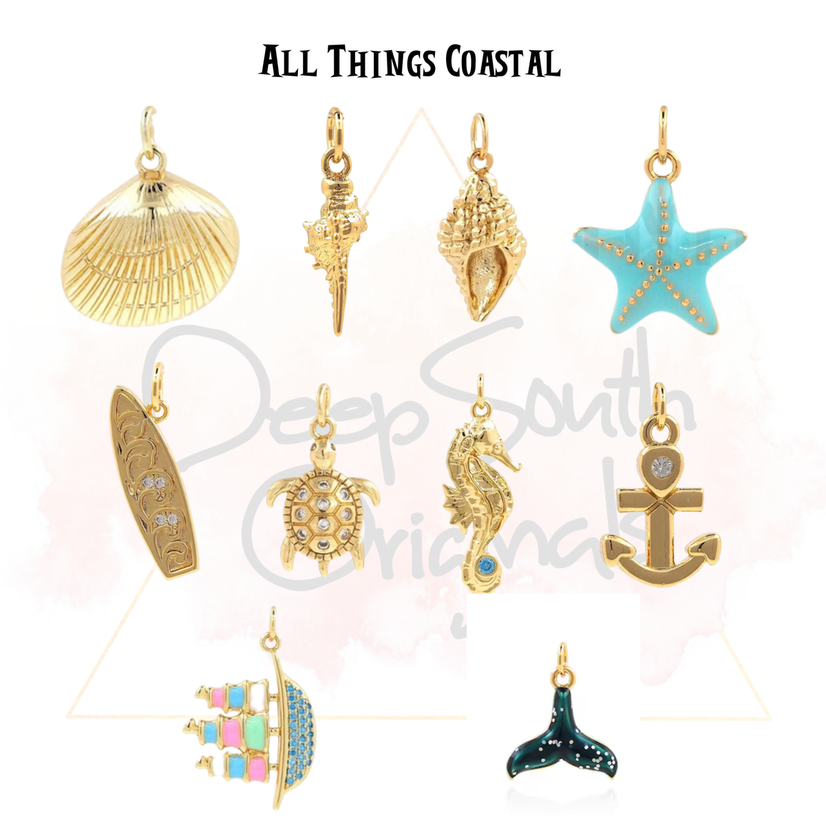 All Things Coastal ~ Gold Filled : Anchor