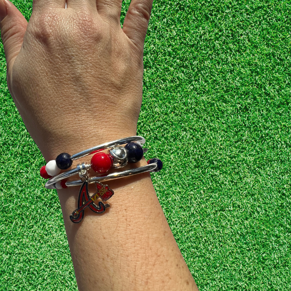 GAME DAY First Pitch - Atlanta Team Wrap Bracelet