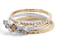 Ciao! Interchangeable Ring Stacks