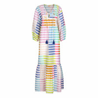 Copa Colorful Stripe  Dress