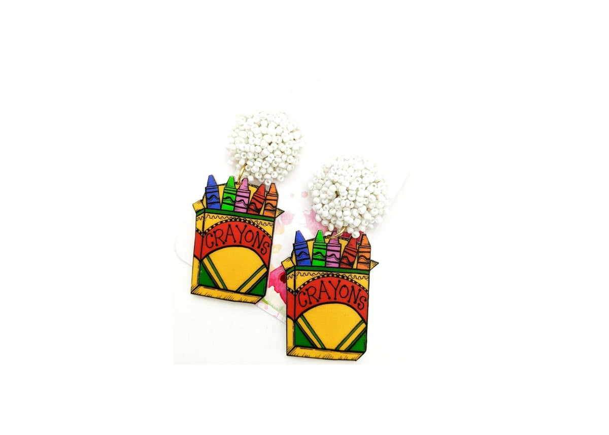 Box of Crayons Earrings