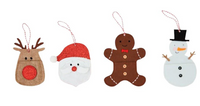 Mudpie Christmas Gift Card Ornaments