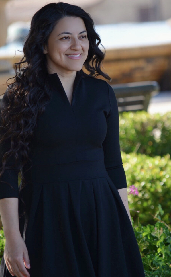 Santorini Black Dress