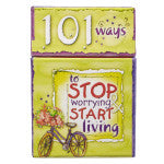 101 Ways to Stop Worrying & Start Living Box of Blessings