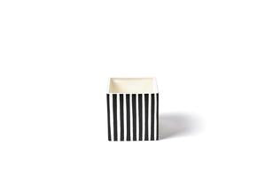 Black Stripe Medium Mini Nesting Cube