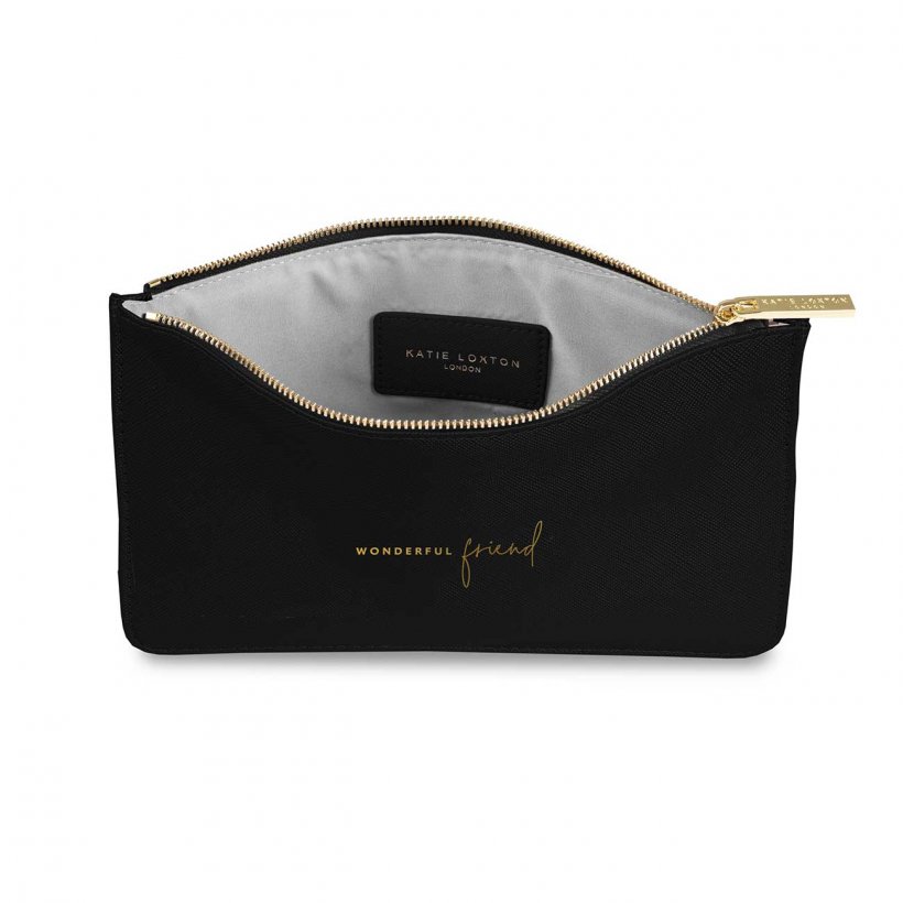 PERFECT POUCH | WONDERFUL FRIEND | BLACK