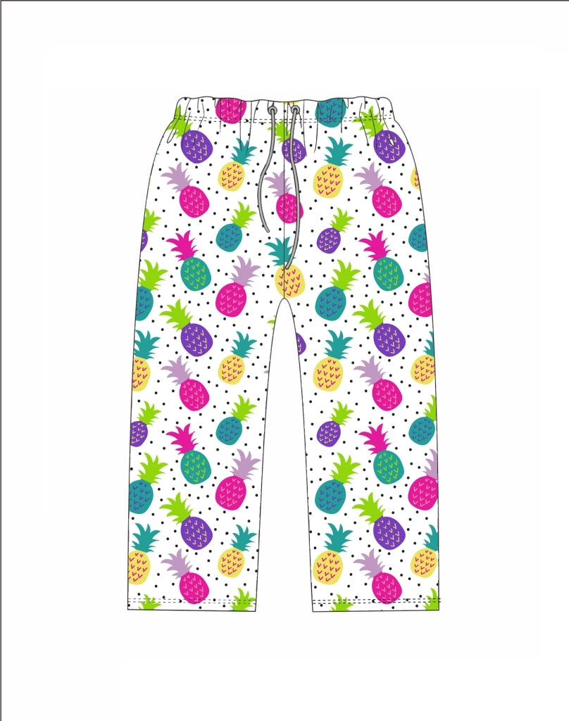 PINEAPPLE JAMMIE SHORT SETS